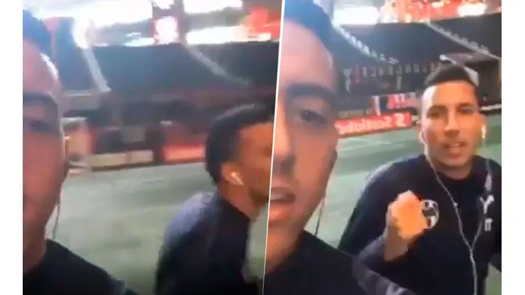 Funes Mori filmaba el estadio del Atlanta desde adentro y lo agarró a Vangioni bailando con toda