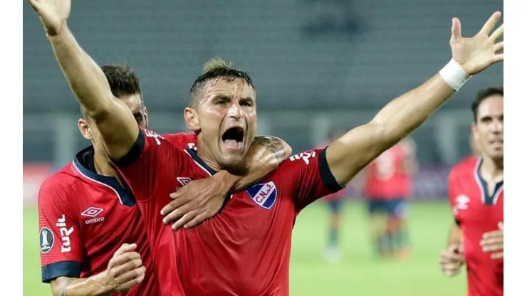 Nacional vs Atlético Mineiro por la Copa Libertadores.