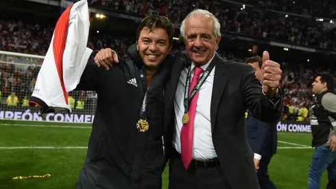 La felicidad de Gallardo y D'Onofrio en Madrid.