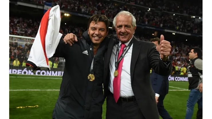 La felicidad de Gallardo y D'Onofrio en Madrid.