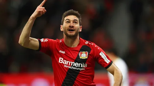 Lucas Alario en Bayer Leverkusen.