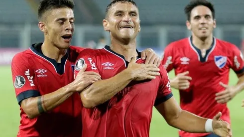 Nacional vs Atlético Mineiro por la Copa Libertadores.