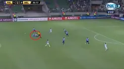 Terrible patada de Felipe Melo.