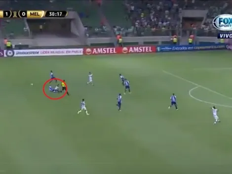 Felipe Melo fue Felipe Melo y casi rompe a un rival