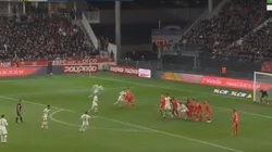 Dibuje, Fideo: Di María acomodó y clavó un golazo al ángulo de tiro libre