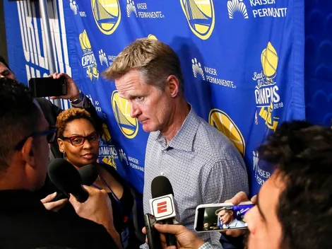 Polémica: Steve Kerr se burla de sus palabras en contra de Draymond Green