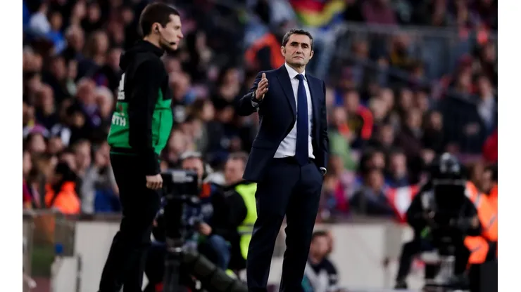 Foto de Ernesto Valverde, entrenador de Barcelona.
