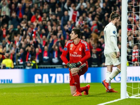 A Courtois le pegan tanto que lo tuvo que salir a defender su padre