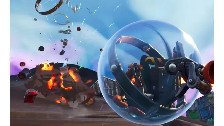 ¡A rodar y a rodar! La Esfera es el nuevo vehículo de Fortnite