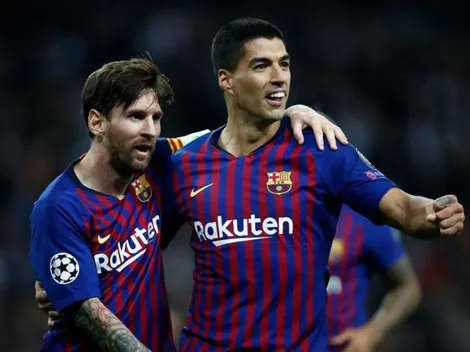 Lujosos para todo: la foto de Messi y Suárez tomando mate vestidos de traje