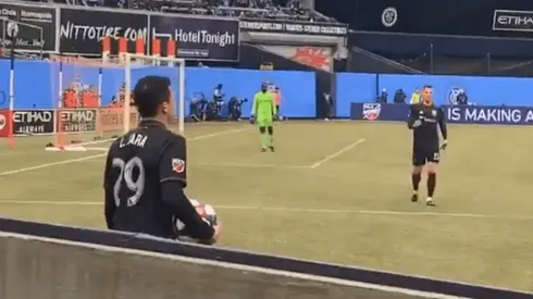 Un hincha de River fue a ver un partido de la MLS solo para gritarle a Jara: "3-1 te comiste en el Bernabéu"