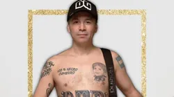 Pablo Lescano recibió en pleno show la visita de una Maradona