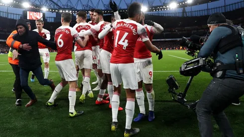 Arsenal le ganó al Manchester United.