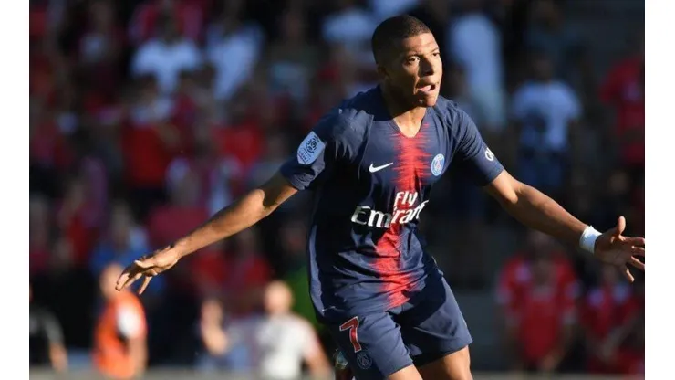 Kylian Mbappé en Paris Saint-Germain.