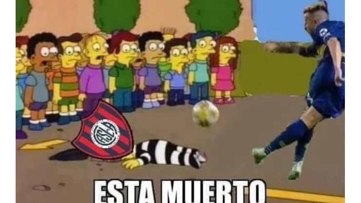Déjalo, ya está muerto: Boca llenó de memes a San Lorenzo tras la rabona de Buffarini
