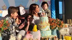 Antonella, Messi y un domingo feliz: dos fotos hermosas para mostrar como festejaron el primer año de Ciro