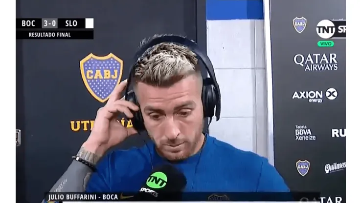 Después de meter rabona, Buffarini le habló a los hinchas de San Lorenzo