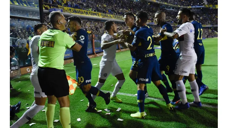 Boca-San Lorenzo estuvo lleno de picante.