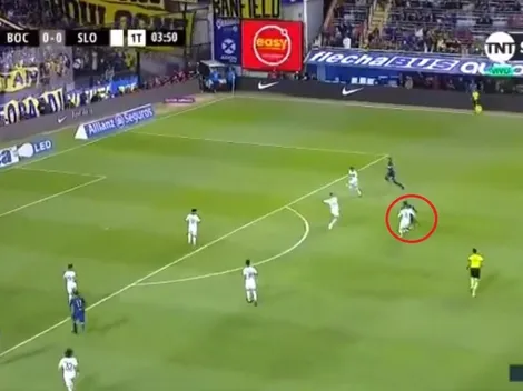 Zárate tardó cuatro minutos para meter un golazo y poner el 1-0 de Boca contra San Lorenzo