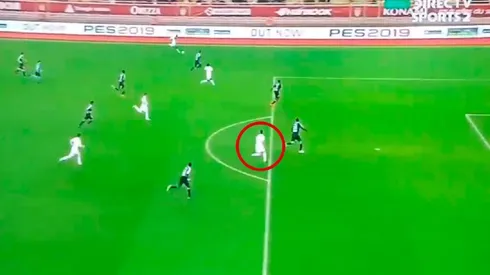 Centro a la cabeza del Tigre y gol.