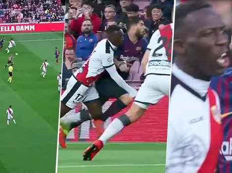 Gritos, insultos y una falta: el cruce de Suárez y Advíncula a los 40'' de partido