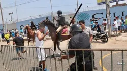 No puede ser: Incidentes entre hinchas del Cristal en la previa del partido