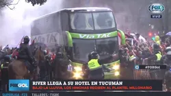 Así llegó River a Tucumán.