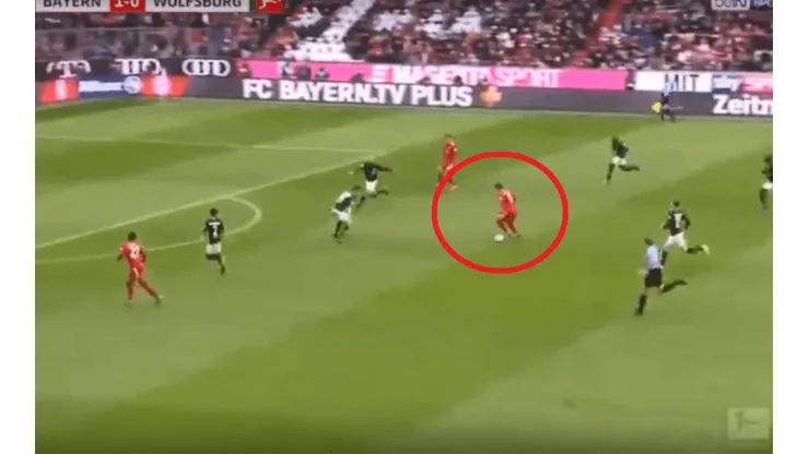 Qué pase de James, por favor: el gol con que Lewandowski le sacó el récord a Pizarro