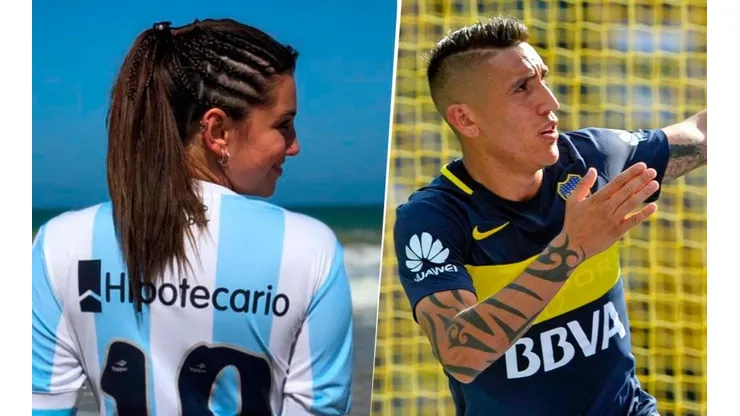 La novia de Centurión contó como lo conoció y respondió si le gustaría que vuelva a Boca
