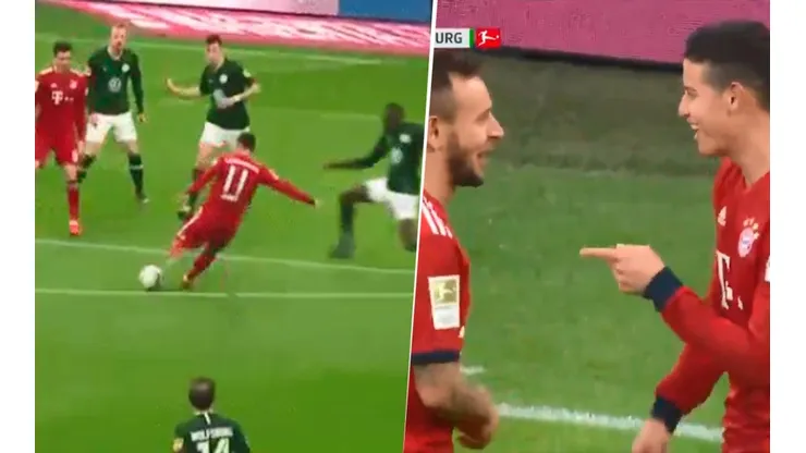 No sabemos qué de James fue mejor: el golazo o el baile del festejo