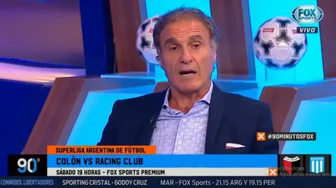 Oscar Ruggeri en Fox Sports.