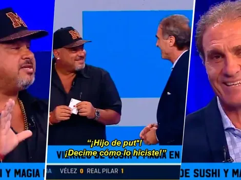 No podemos más: en Fox Sports llevaron un mago y lo volvió loco a Ruggeri