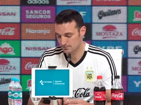 Scaloni no se incomodó ni un poco cuando le preguntaron por su título de técnico