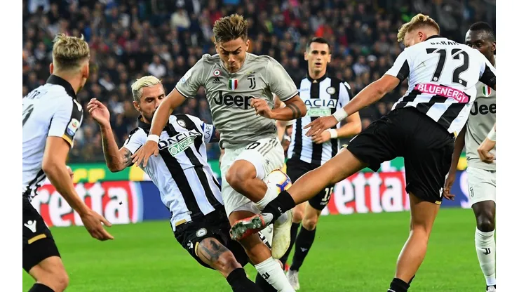 Juventus vs Udinese por la Serie A.