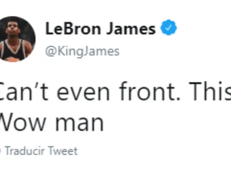 LeBron lanzó un tweet antes del juego de los Lakers y los fanáticos lo destrozaron