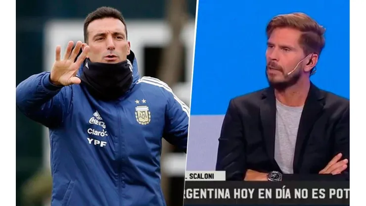 Vignolo se enojó con Scaloni.
