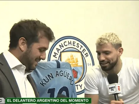 Al periodista le sonó el celular en el medio de la nota y Agüero no lo perdonó