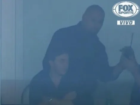 Se encienden las alarmas y comienza la sospecha: apareció un handy en el palco de Marcelo Gallardo