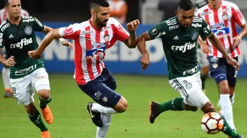 Junior vs Palmeiras por la Copa Libertadores.