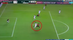 Cecilio Domínguez llegó como 9, anticipó e Independiente ya le gana a Atlas