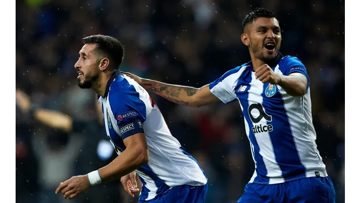 Herrera y Corona jugaron en esta edición de Champions League.