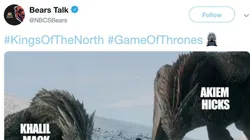 Los Chicago Bears intentaron hacer una referencia a Game of Thrones y les salió todo mal
