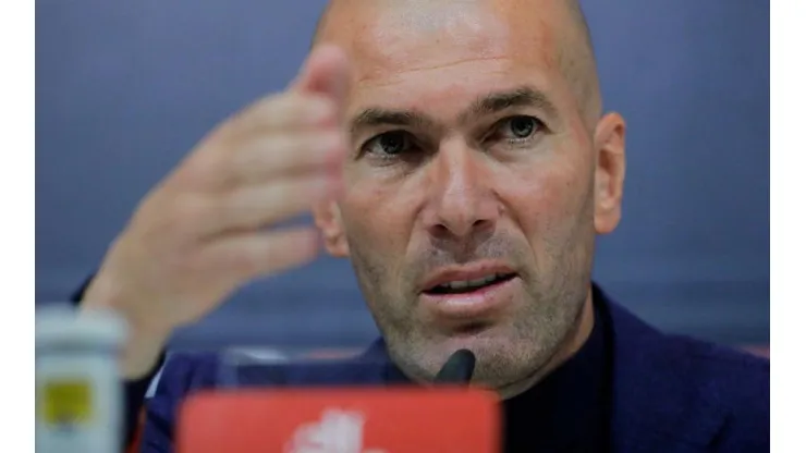 HACE NUEVES MESES. Zidane Zidane en su última conferencia de prensa (Foto: Getty).