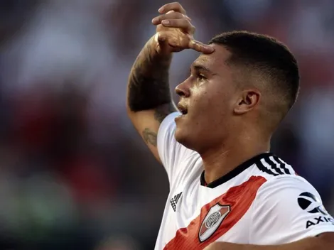 Quintero ya está de vuelta en River y demostró su alegría en Instagram