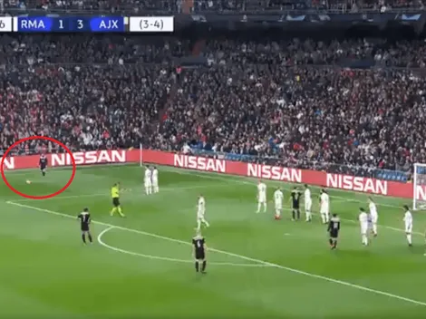 Es una locura: el infernal gol de tiro libre del Ajax para sentenciar al Real Madrid
