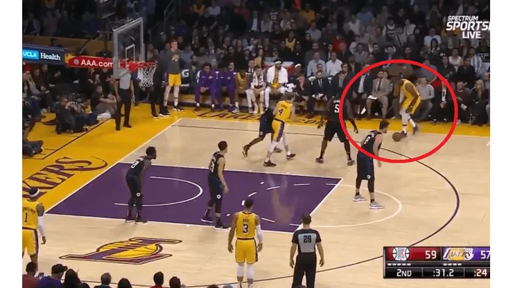 LeBron hizo el ridículo tratando de burlarse de los Clippers