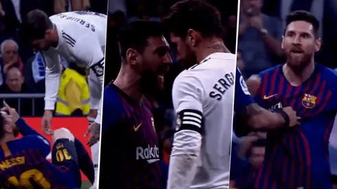 Foto de los jugadores de Barcelona y Real Madrid.