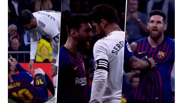 Foto de los jugadores de Barcelona y Real Madrid.