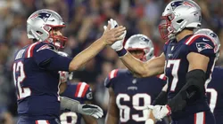 Tom Brady trolea a Rob Gronkowski en foto con su novia supermodelo