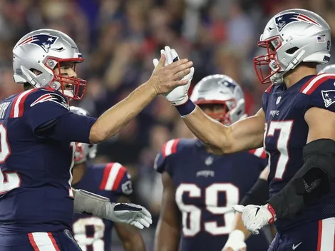 Tom Brady trolea a Rob Gronkowski en foto con su novia supermodelo